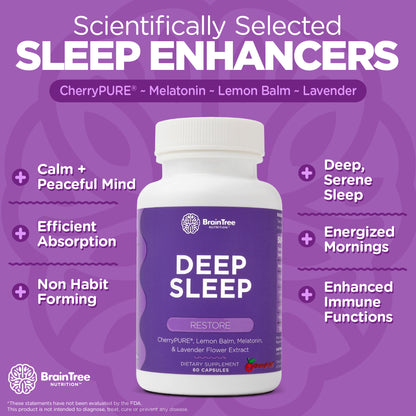 BrainTree Nutrition-Deep Sleep Supplement