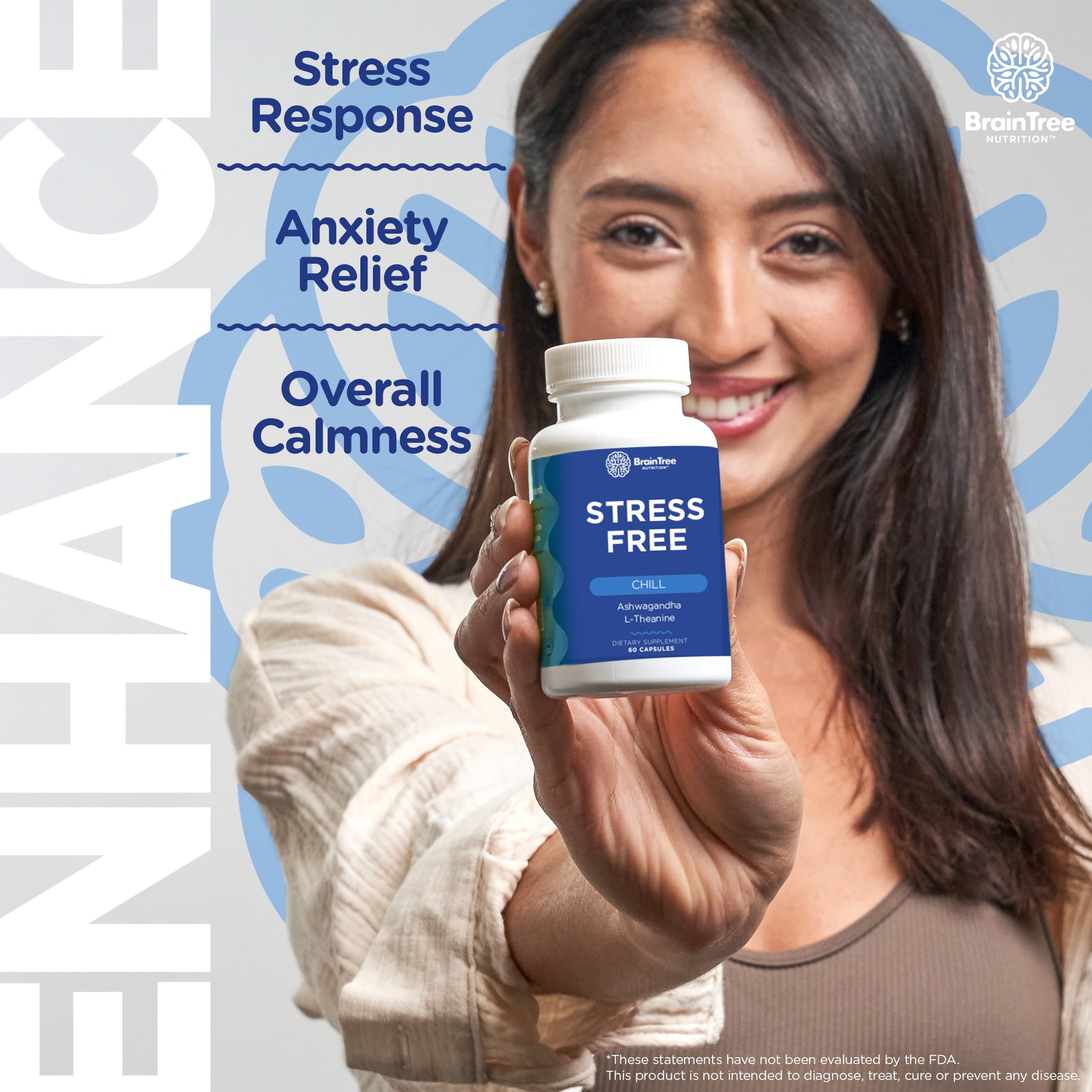 BrainTree Nutrition-Enhance Stress Response Anxiety Relief Overall Calmness