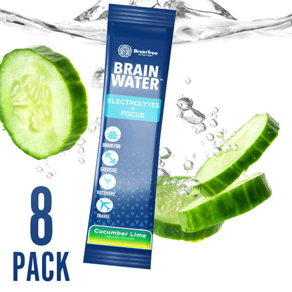 BrainTree Nutrition-Brainwater Electrolytes + Focus cucumber lime